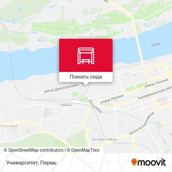 Карта Университет