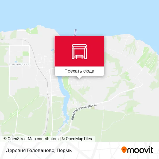 Карта Деревня Голованово