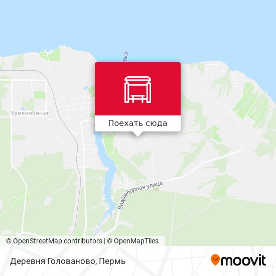 Карта Деревня Голованово