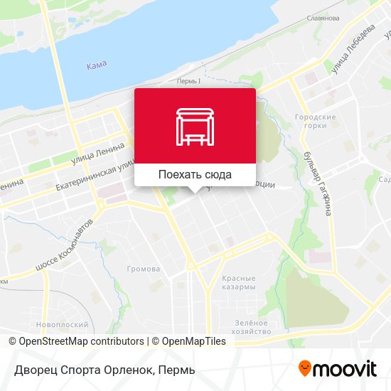 Карта Дворец Спорта Орленок