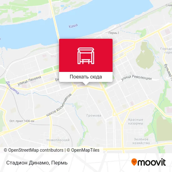 Карта Стадион Динамо