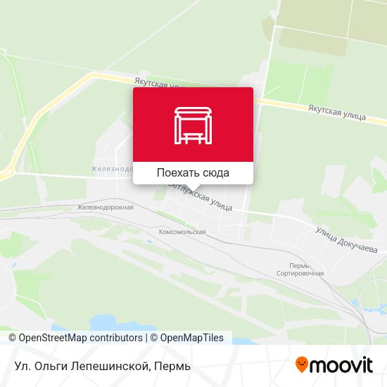 Карта Ул. Ольги Лепешинской