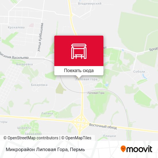 Карта Микрорайон Липовая Гора