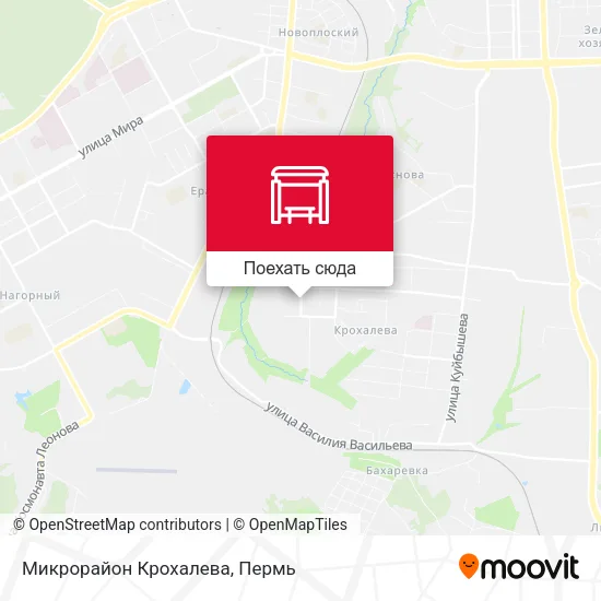 Карта Микрорайон Крохалева