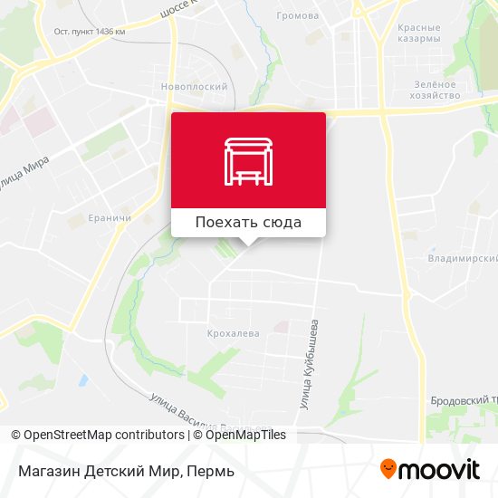 Карта Магазин Детский Мир
