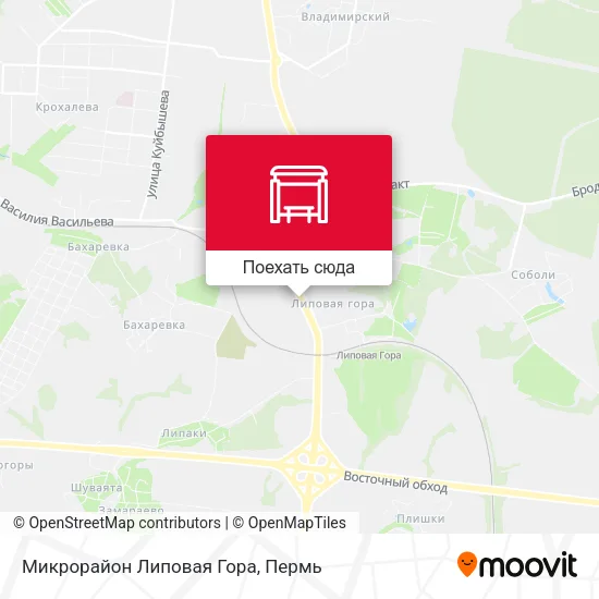 Карта Микрорайон Липовая Гора