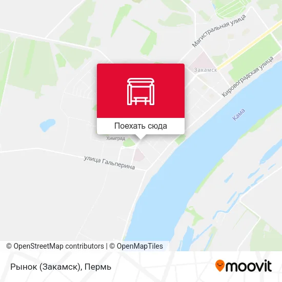 Карта Рынок (Закамск)