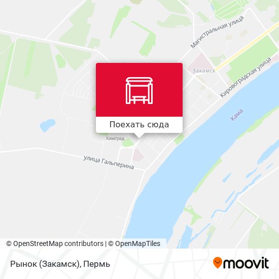 Карта Рынок (Закамск)