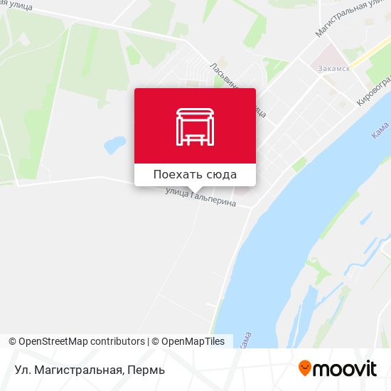 Карта Ул. Магистральная