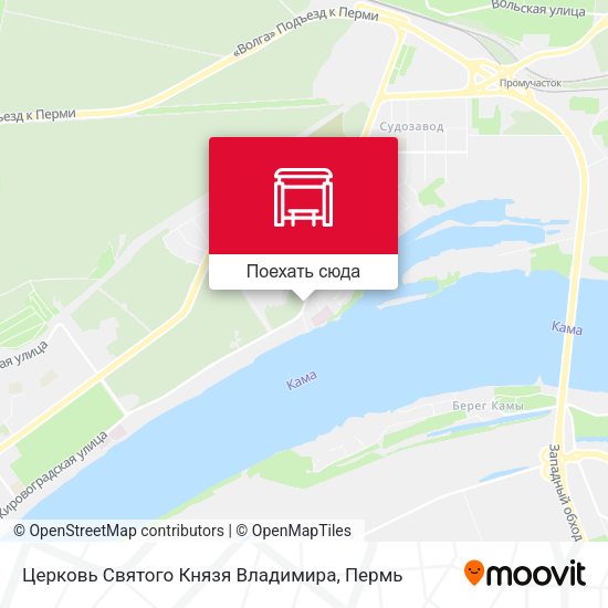 Карта Церковь Святого Князя Владимира