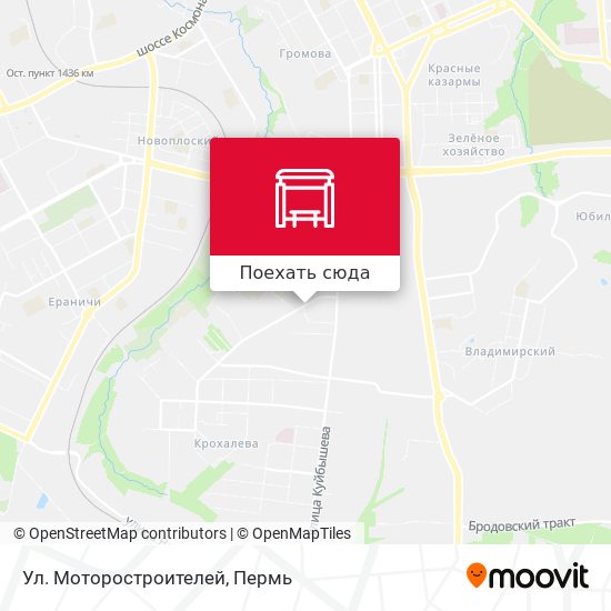 Карта Ул. Моторостроителей