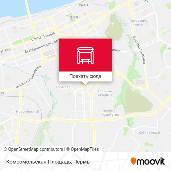 Карта Комсомольская Площадь