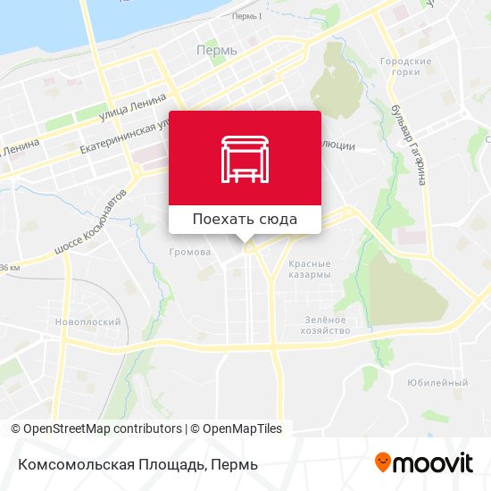 Карта Комсомольская Площадь