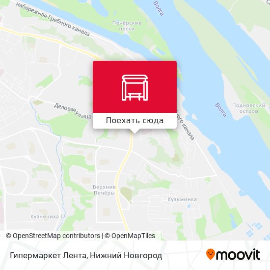 Карта Гипермаркет Лента