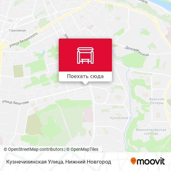Карта Кузнечихинская Улица