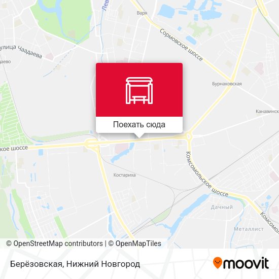 Карта Берёзовская