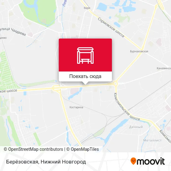 Карта Берёзовская