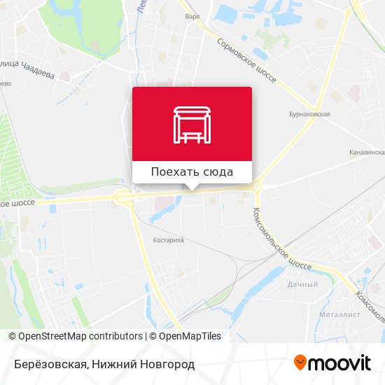 Карта Берёзовская