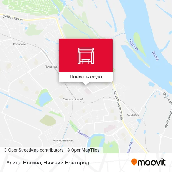 Карта Улица Ногина