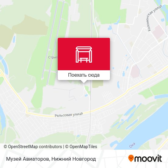 Карта Музей Авиаторов
