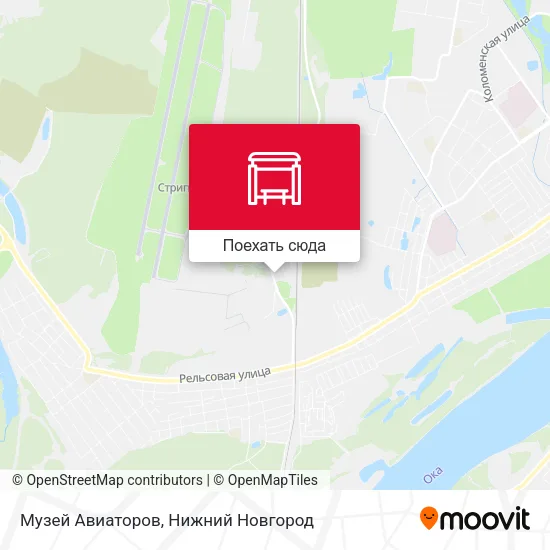Карта Музей Авиаторов