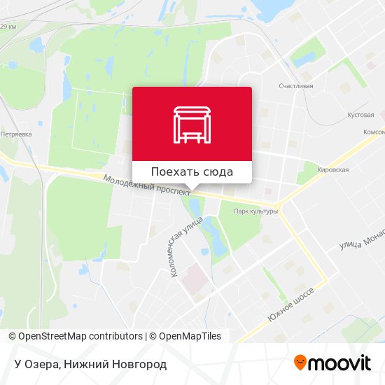Карта У Озера