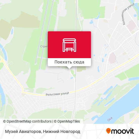 Карта Музей Авиаторов