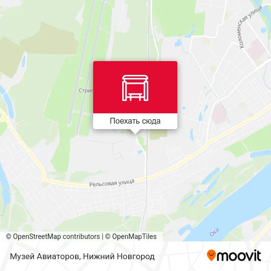Карта Музей Авиаторов