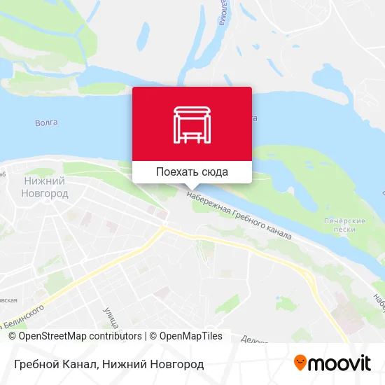 Карта Гребной Канал