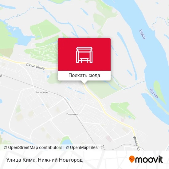Карта Улица Кима