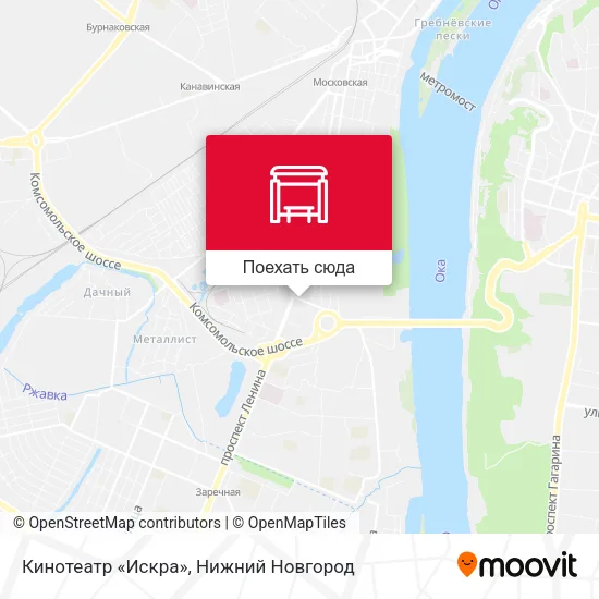 Карта Кинотеатр «Искра»
