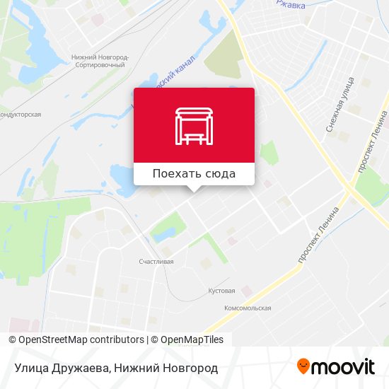 Карта Улица Дружаева