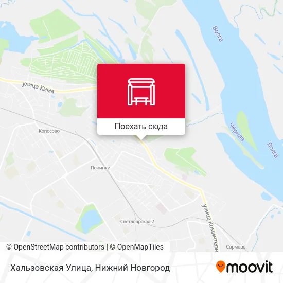 Карта Хальзовская Улица