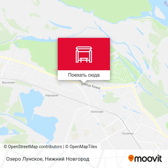 Карта Озеро Лунское