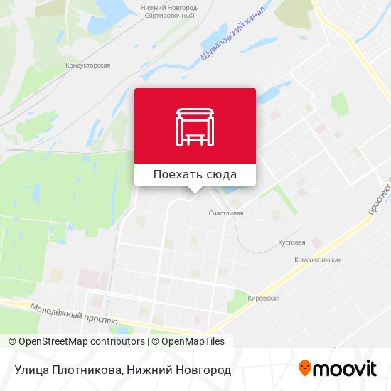 Карта Улица Плотникова