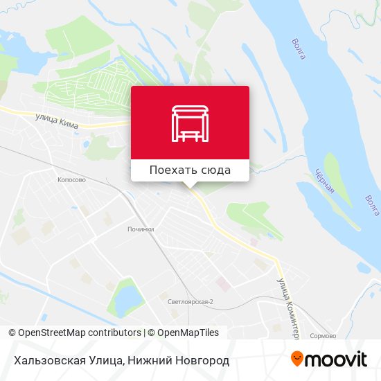 Карта Хальзовская Улица