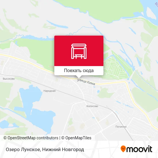 Карта Озеро Лунское
