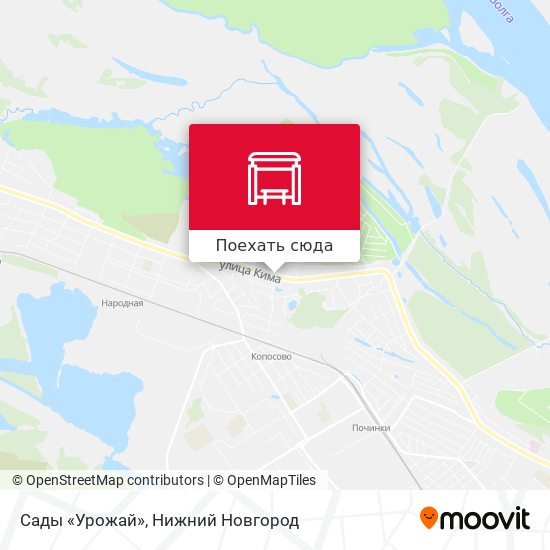 Карта Сады «Урожай»