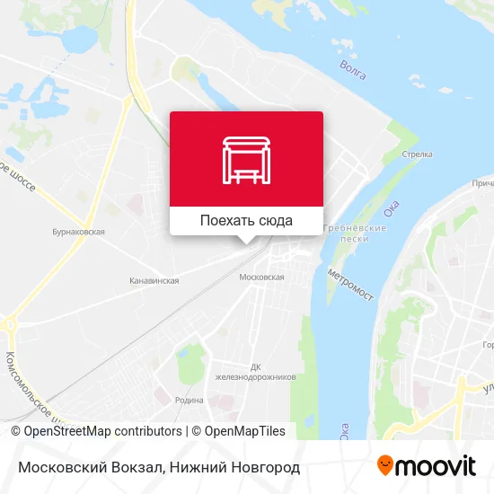 Карта Московский Вокзал