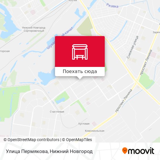 Карта Улица Пермякова