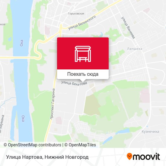 Карта Улица Нартова