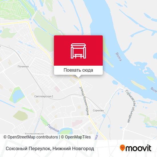 Карта Союзный Переулок