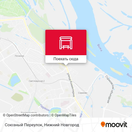 Карта Союзный Переулок