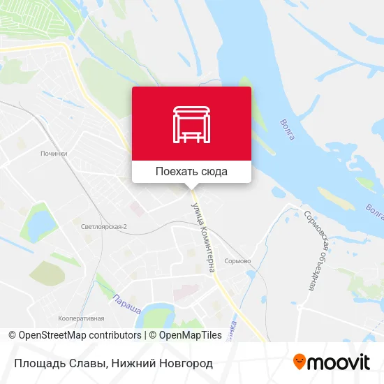 Карта Площадь Славы