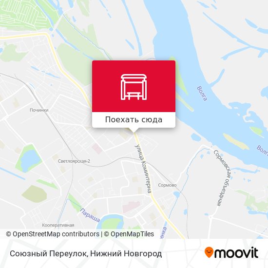 Карта Союзный Переулок