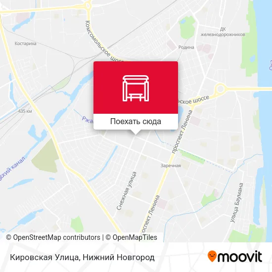 Карта Кировская Улица