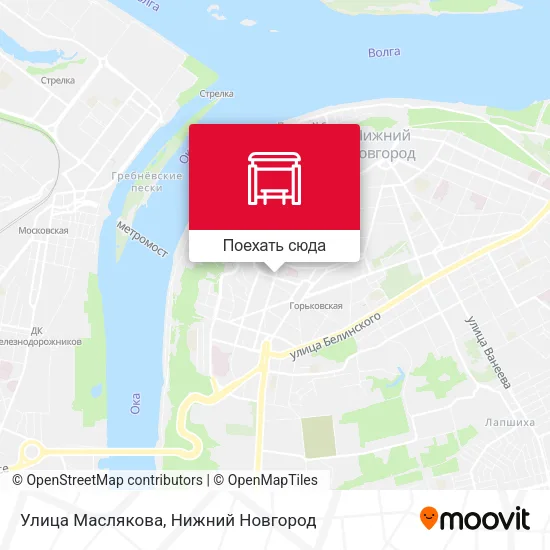 Карта Улица Маслякова