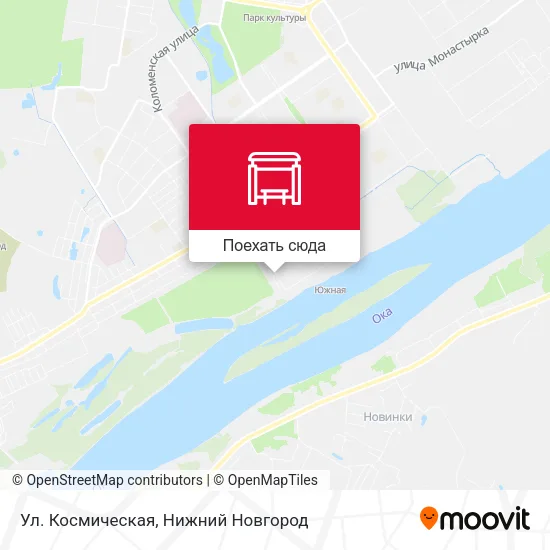 Карта Ул. Космическая