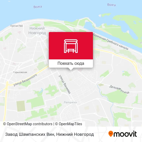 Карта Завод Шампанских Вин