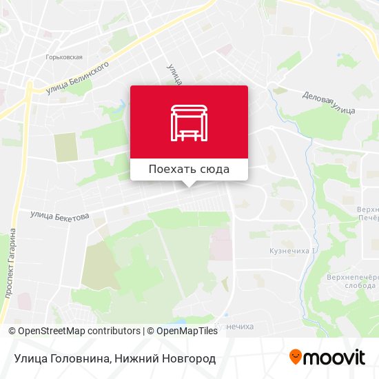 Карта Улица Головнина